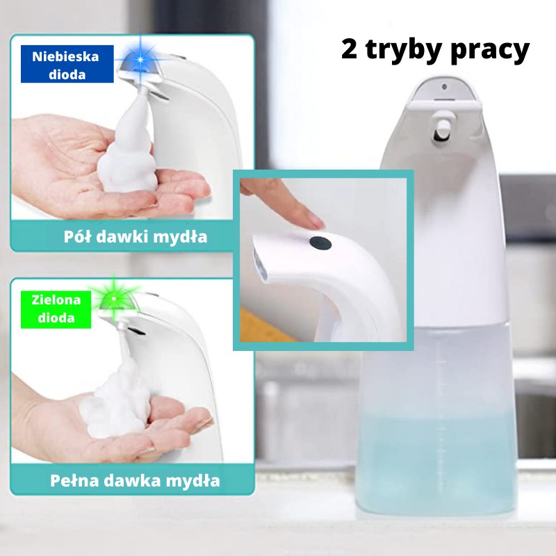 Automatyczny dozownik do mydła sposób użycia