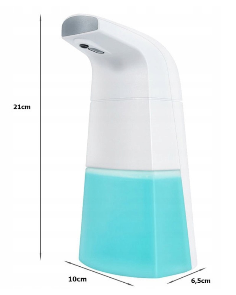 Automatyczny dozownik do mydła wymiary