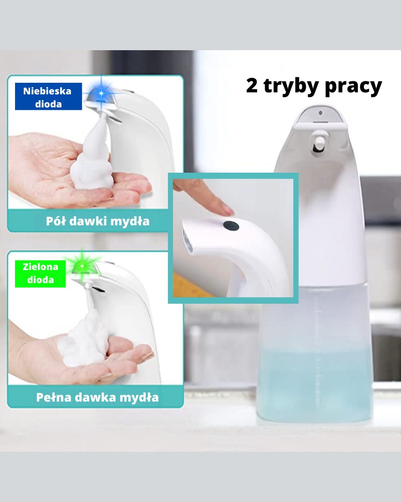 Automatyczny dozownik do mydła sposób użycia