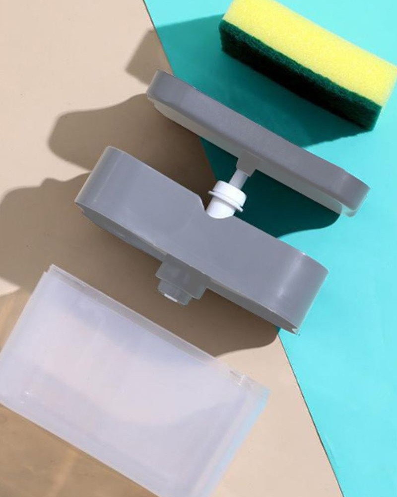 Elementy dozownika na płyn do mycia naczyń