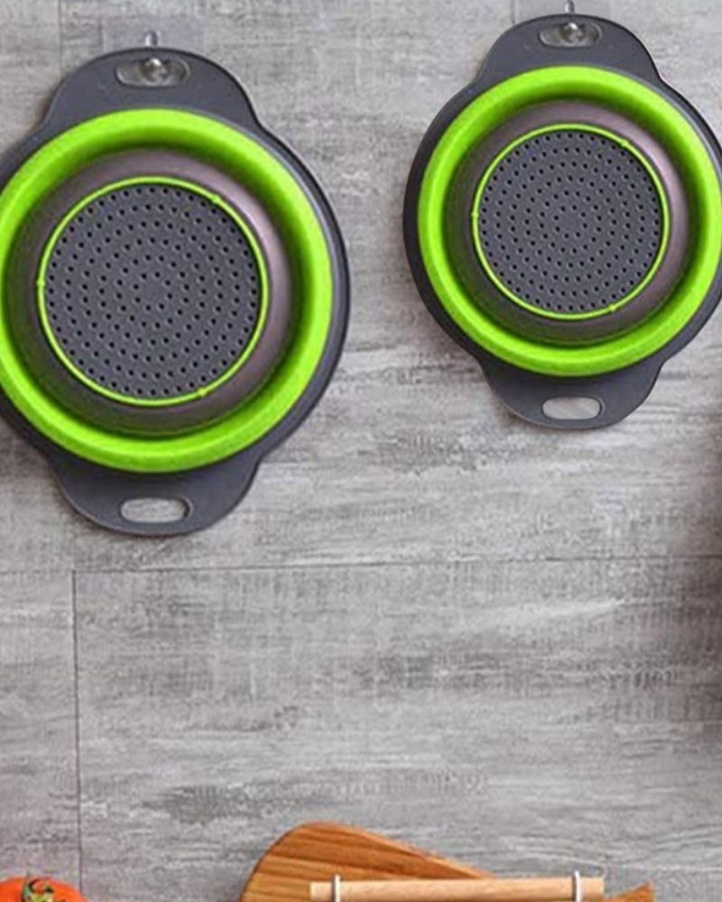 Durszlak silikonowy składany cedzak sitko ociekacz Durszlak silikonowy składany cedzak sitko ociekacz