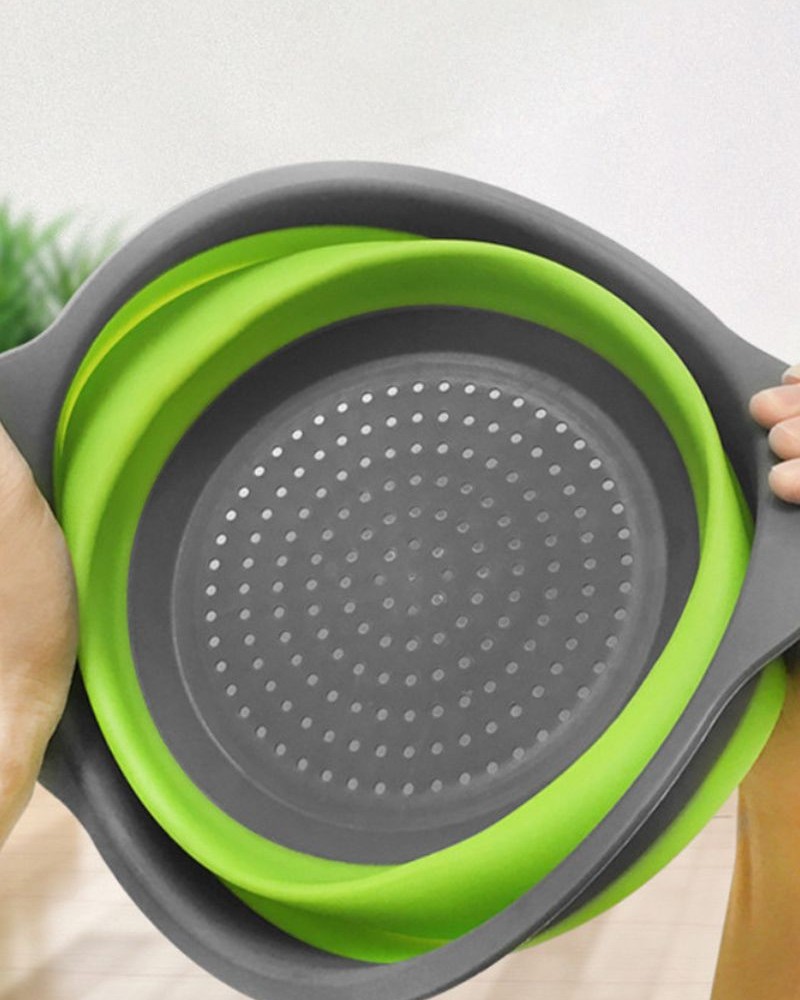 Durszlak silikonowy składany cedzak sitko ociekacz Durszlak silikonowy składany cedzak sitko ociekacz