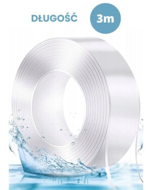 Dwustronna taśma nano wielokrotnego użytku mocna 3m Dwustronna taśma nano wielokrotnego użytku mocna 3m