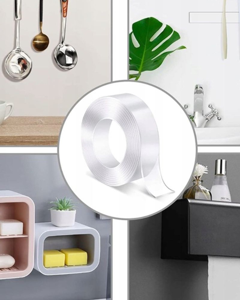 Dwustronna taśma nano wielokrotnego użytku mocna 3m Zastosowanie taśmy nano