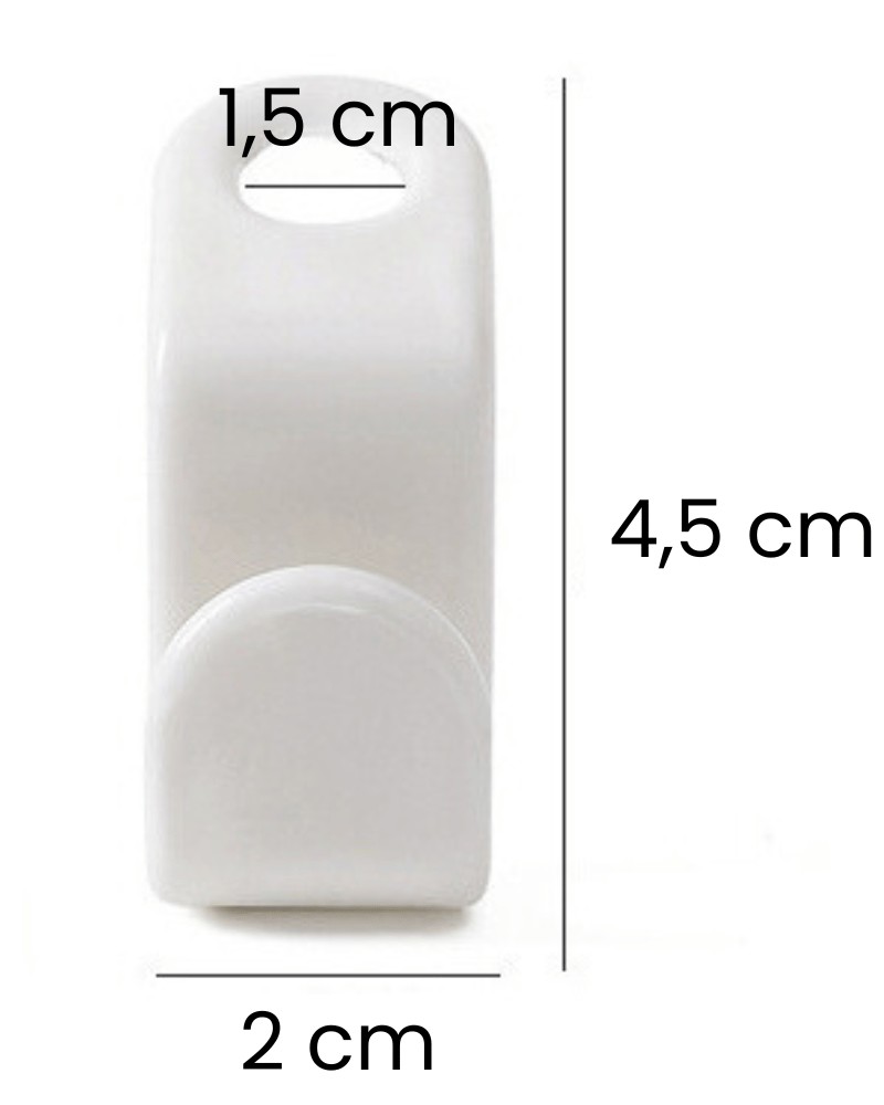 Haczyki na wieszaki zestaw 10 szt. wymiary