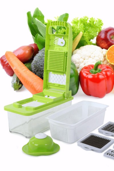 Krajalnica szatkownica tarka do warzyw i owoców 9w1