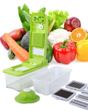 Krajalnica szatkownica tarka do warzyw i owoców 9w1