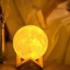 Lampka księżyc 3D LED 15 kolorów