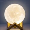 Lampka księżyc 3D LED 15 kolorów
