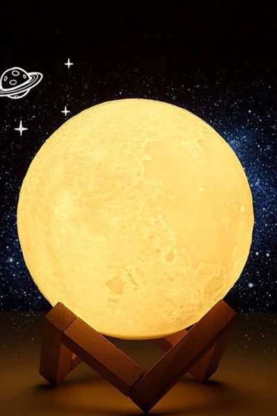Lampka księżyc 3D LED 15 kolorów