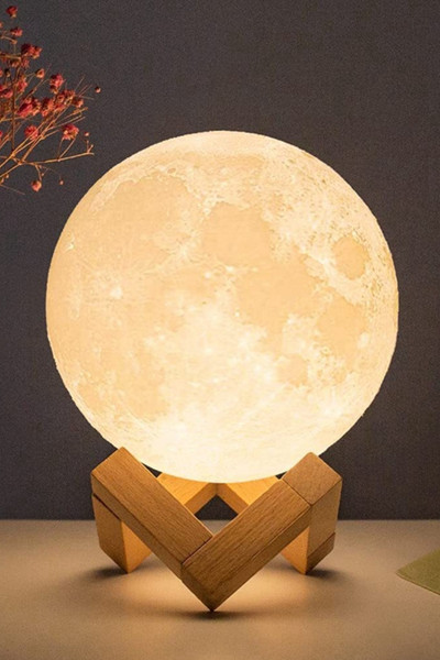 Lampka księżyc 3D LED 15 kolorów