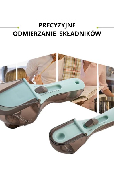 Łyżeczka miarka regulowana mała + duża