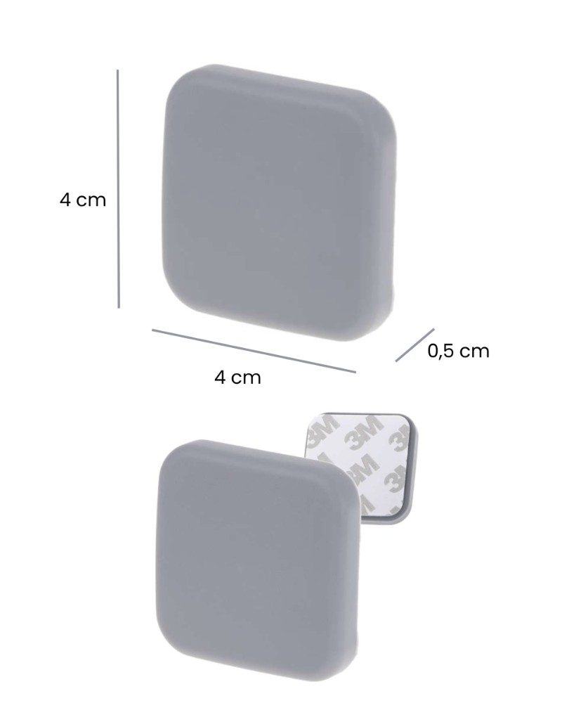 Odbojnik do drzwi silikonowy samoprzylepny 3M wymiary