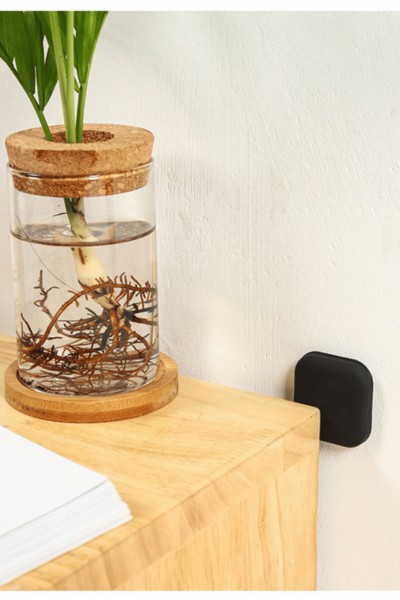 Odbojnik do drzwi silikonowy samoprzylepny 3M czarny