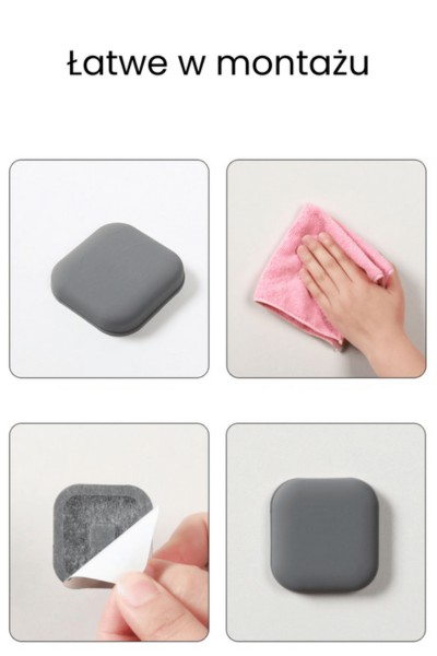 Odbojnik do drzwi silikonowy samoprzylepny 3M instrukcja montażu