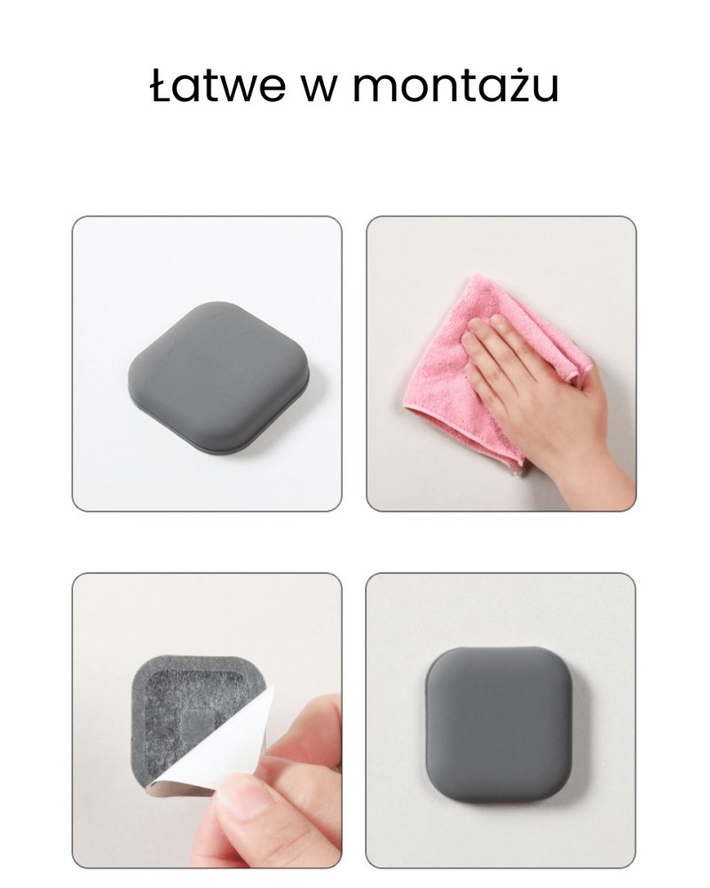 Odbojnik do drzwi silikonowy samoprzylepny 3M instrukcja montażu