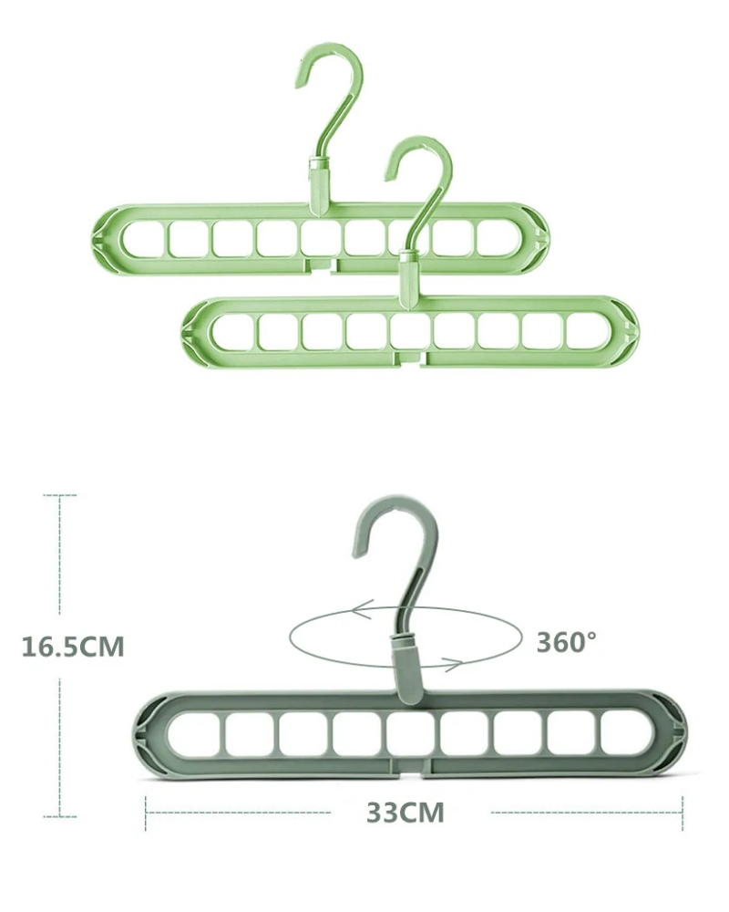 Organizer do szafy na wieszaki ubrania 2 sztuki wymiary
