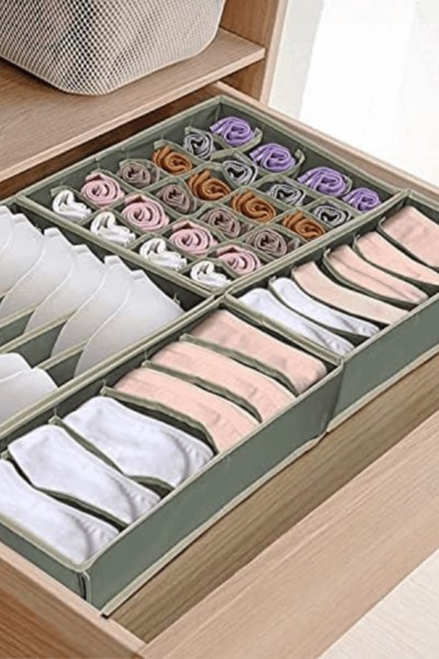 Organizer do szuflady na bieliznę skarpetki duży