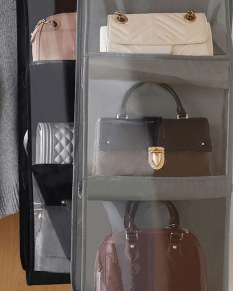 Organizer na torebki do szafy garderoby