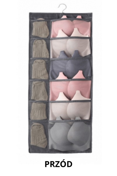 Organizer wiszący na bieliznę do szafy