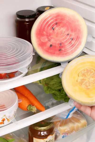 Pokrywki silikonowe uniwersalne na garnek 6 szt