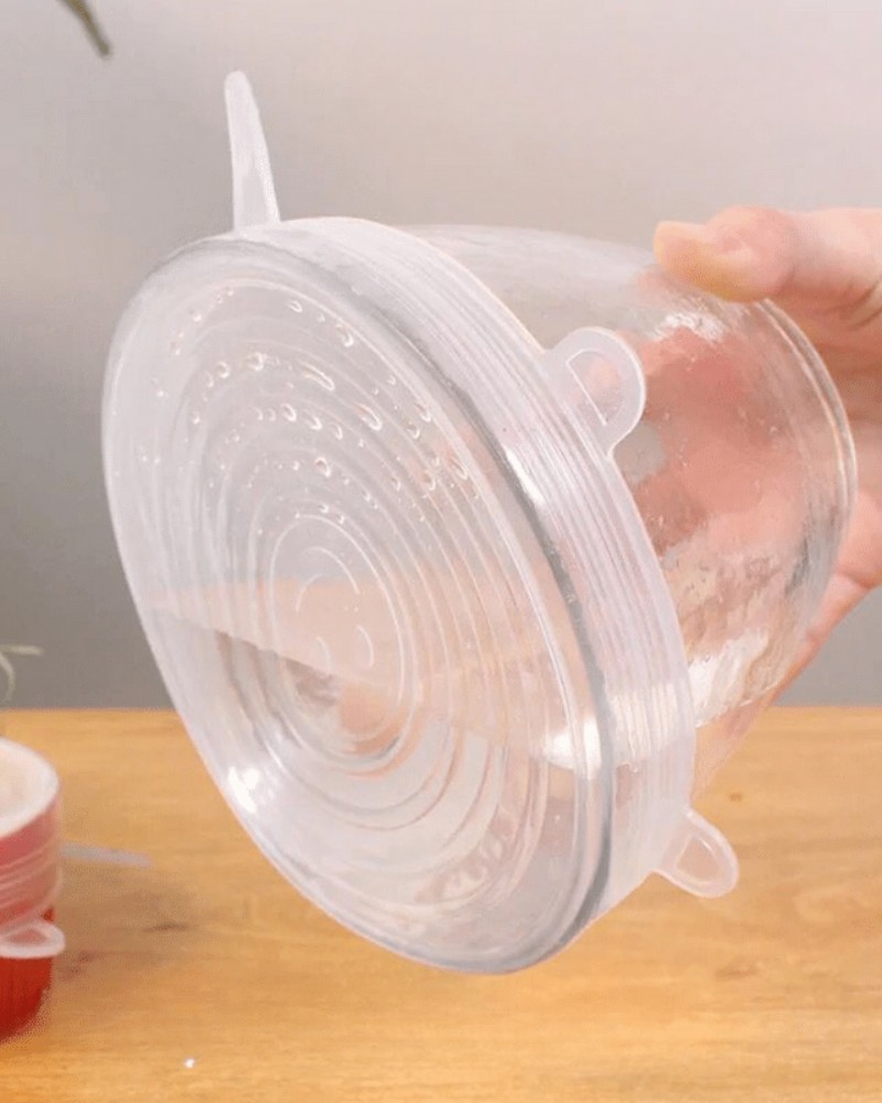 Pokrywki silikonowe uniwersalne na garnek Pokrywki silikonowe uniwersalne na garnek