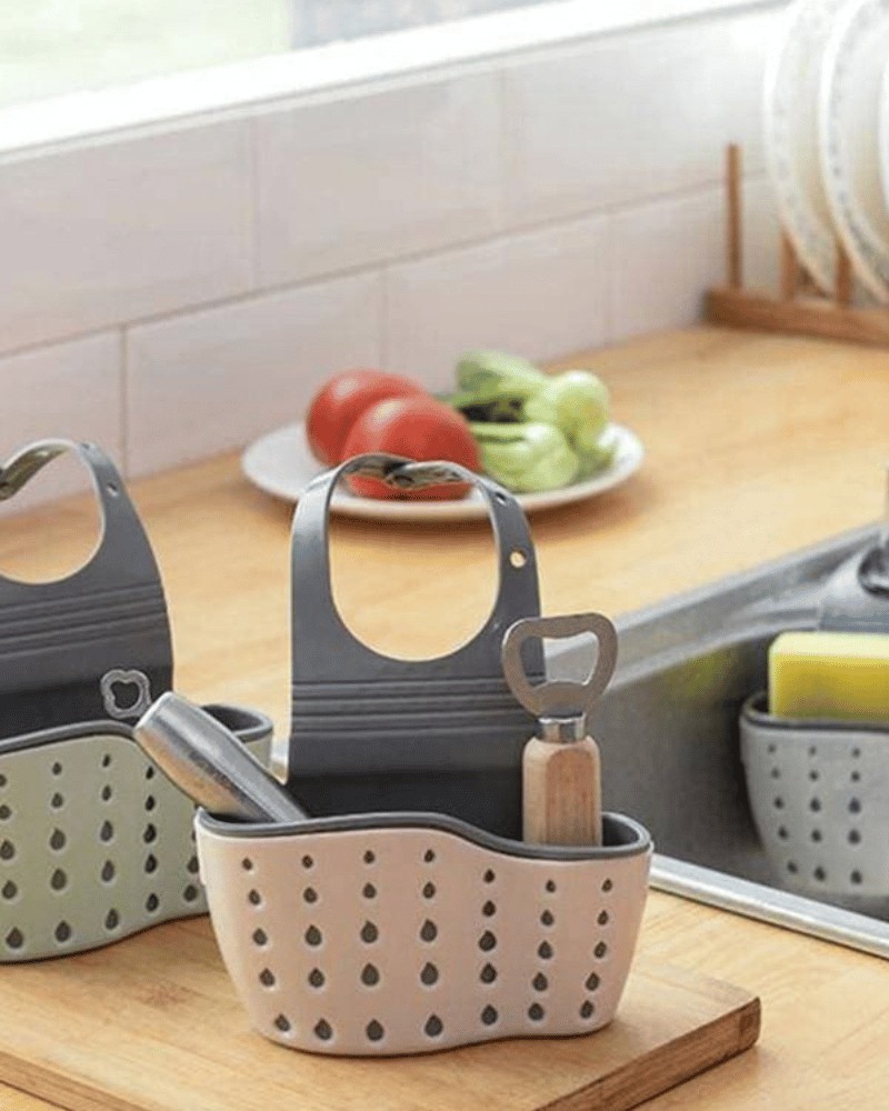 Przybornik kuchenny organizer do zlewu umywalki