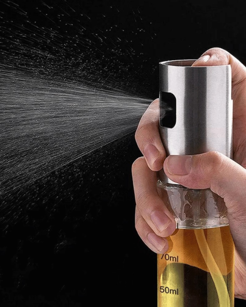 Spryskiwacz dozownik do oleju oliwy octu ze skalą 100 ml Spryskiwacz dozownik do oleju oliwy octu ze skalą 100 ml