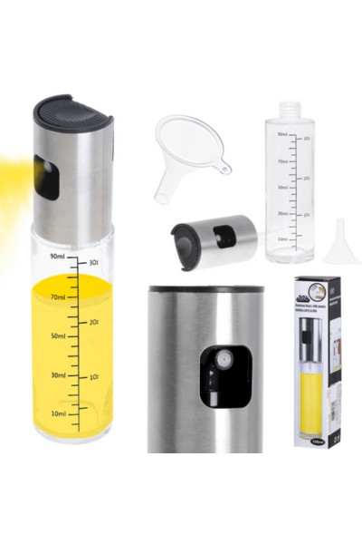 Spryskiwacz dozownik do oleju oliwy octu ze skalą 100 ml zestaw