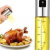 Spryskiwacz dozownik do oleju oliwy octu ze skalą 100 ml Spryskiwanie dania olejem ze spryskiwacza