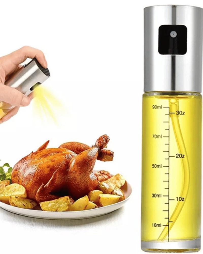 Spryskiwacz dozownik do oleju oliwy octu ze skalą 100 ml Spryskiwanie dania olejem ze spryskiwacza