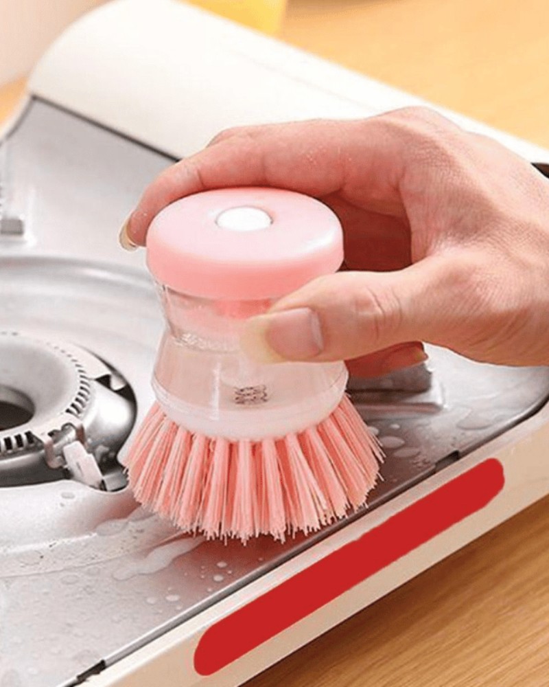 Szczotka do mycia naczyń z pojemnikiem na płyn