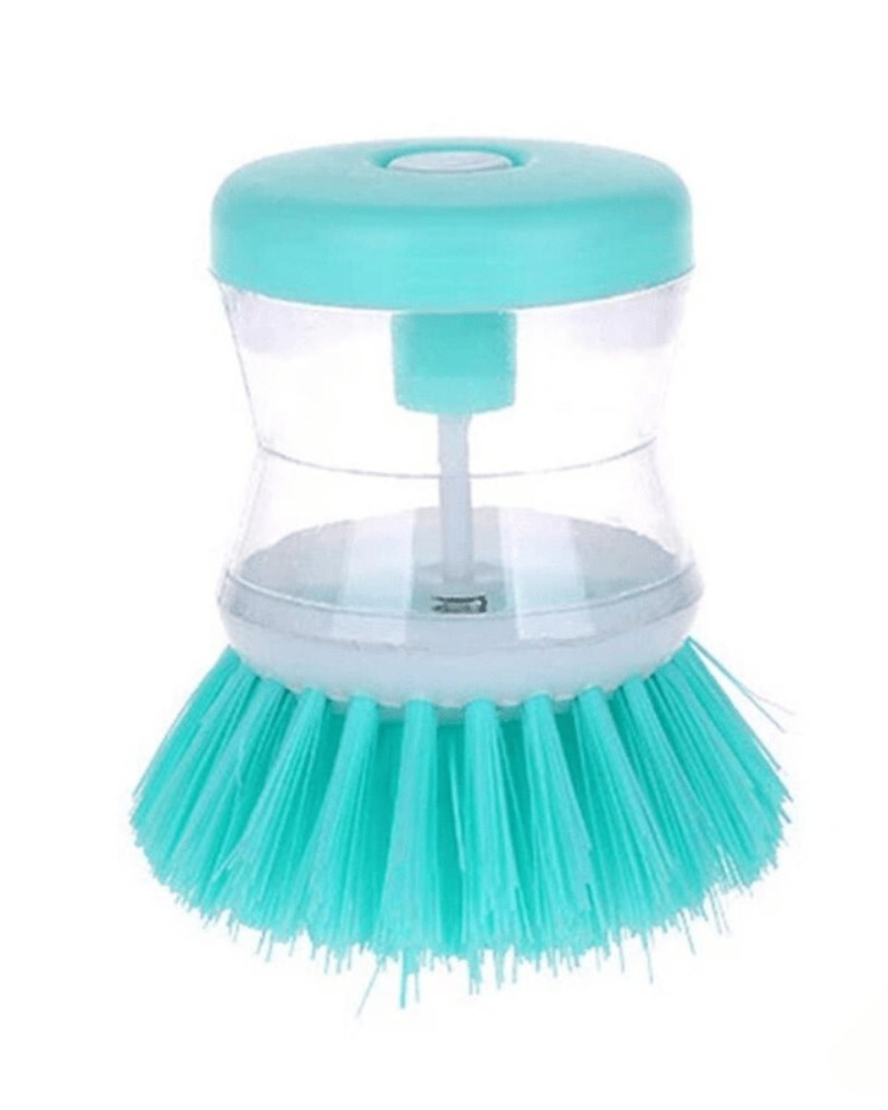 Szczotka do mycia naczyń z pojemnikiem na płyn