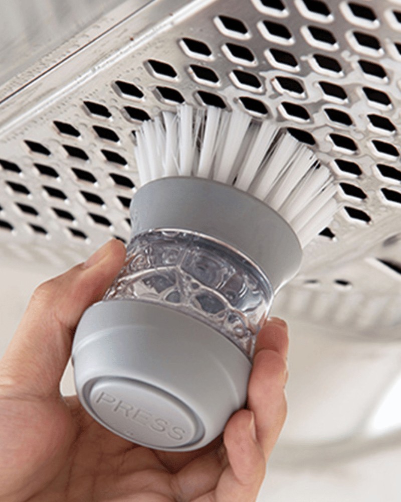 Szczotka myjka z podstawką i pojemnikiem na płyn