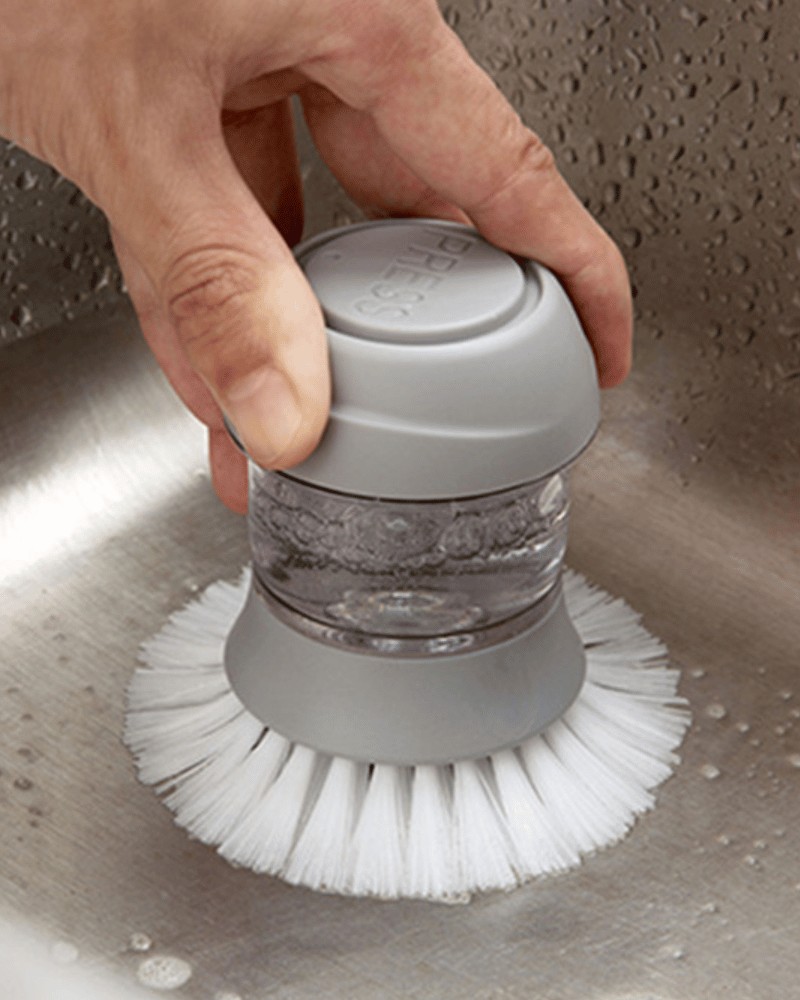 Szczotka myjka z podstawką i pojemnikiem na płyn