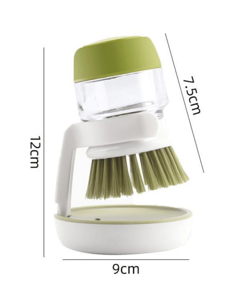 Szczotka myjka z podstawką i pojemnikiem na płyn wymiary