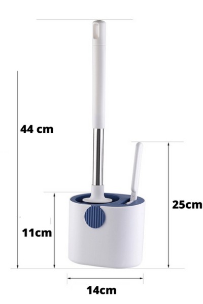 Szczotka silikonowa do WC wymiary