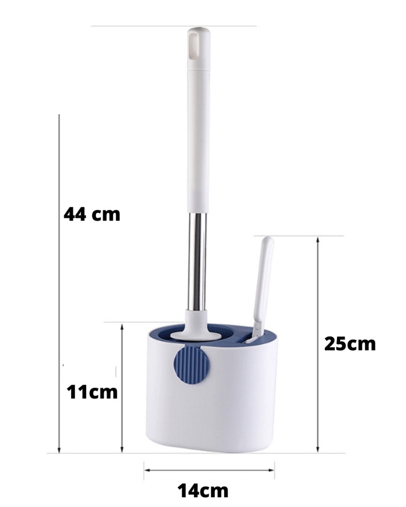 Szczotka silikonowa do WC wymiary