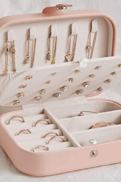 Szkatułka kuferek organizer na biżuterię duża