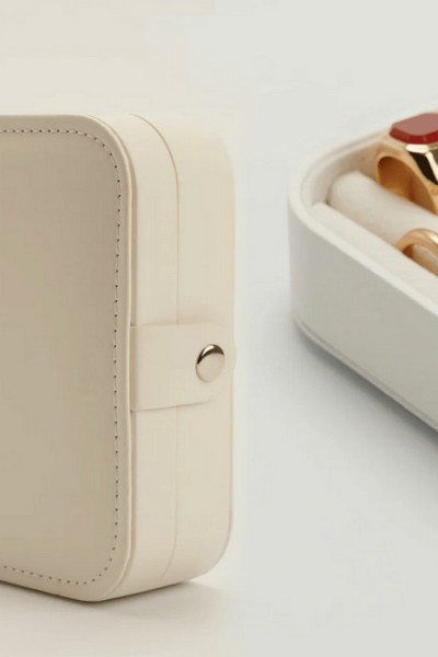 Szkatułka kuferek organizer na biżuterię duża