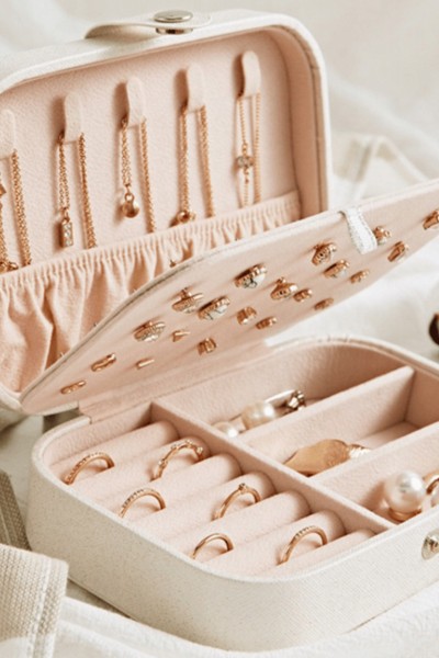 Szkatułka kuferek organizer na biżuterię duża