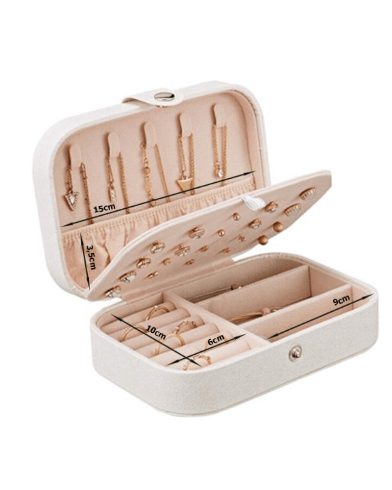 Szkatułka kuferek organizer na biżuterię duża