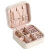Szkatułka kuferek organizer na biżuterię podróżna 10 cm x 10 cm