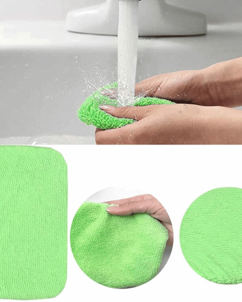 Uniwersalna szczotka do szyb mikrofibra długa Mycie szmatki z mikrofibry wodą z kranu