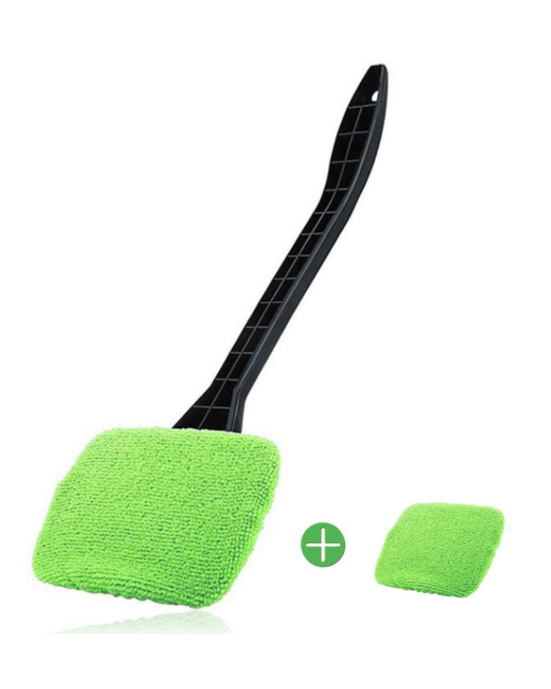 Uniwersalna szczotka do szyb mikrofibra długa Uniwersalna szczotka do szyb mikrofibra długa zawartość zestawu