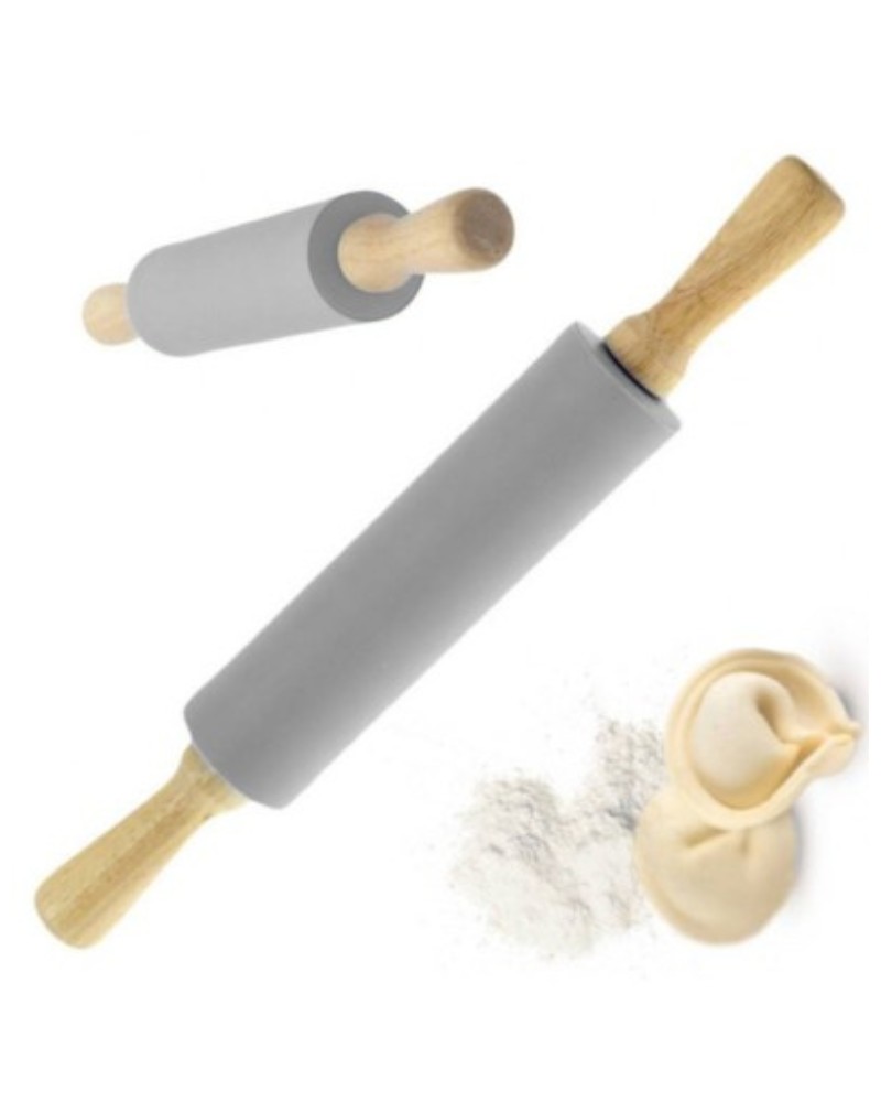 Wałek do ciasta kuchenny silikonowy obrotowy