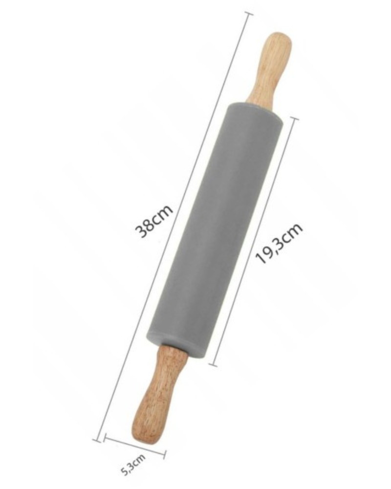 Wałek do ciasta kuchenny silikonowy obrotowy wymiary