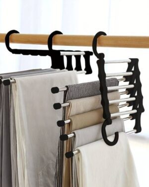 Wieszak na 5 par spodni składany Wieszak na 5 par spodni składany