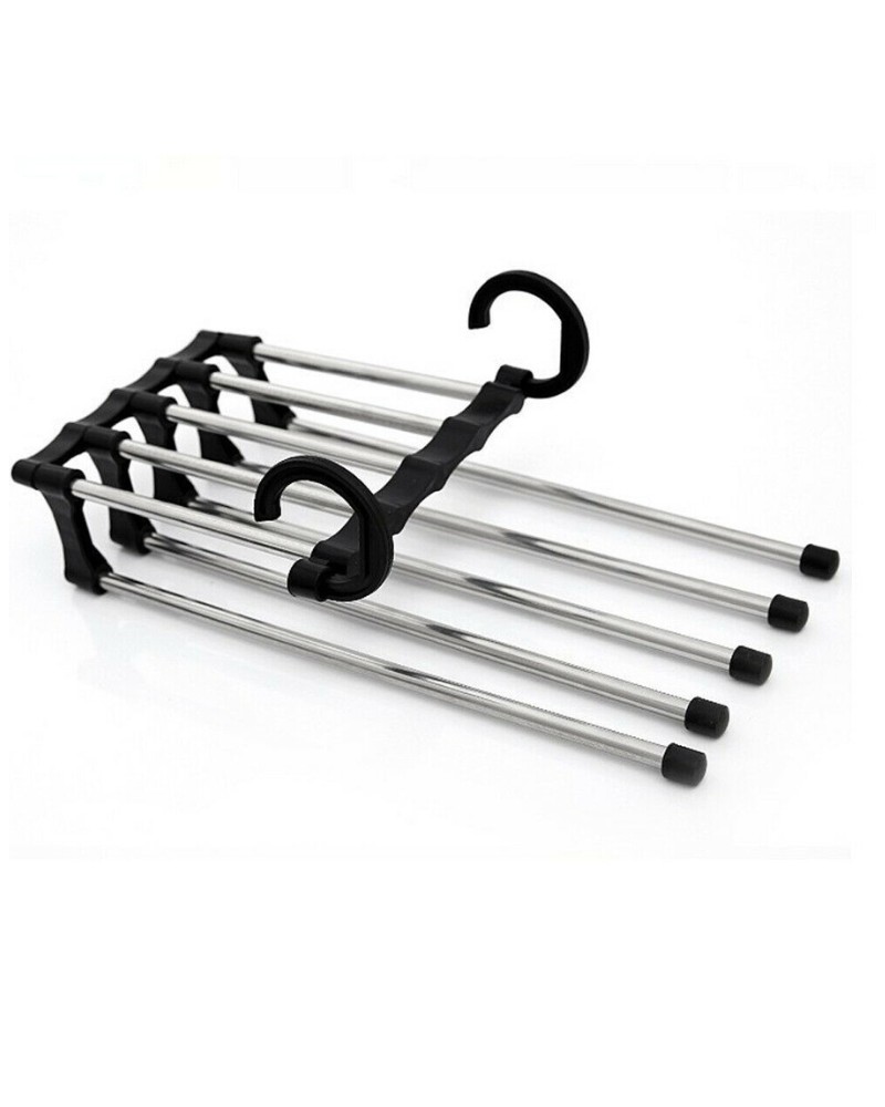 Wieszak na 5 par spodni składany