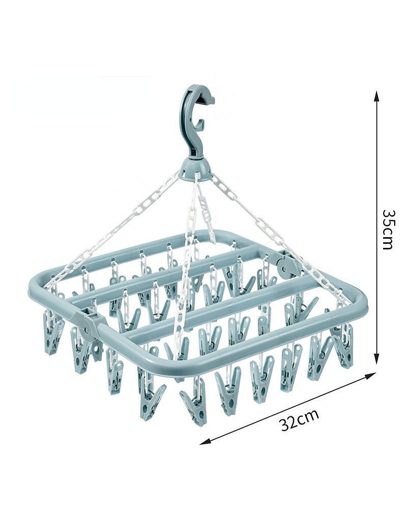 Wieszak suszarka na skarpety bieliznę składana Wieszak suszarka na skarpety bieliznę składana wymiary